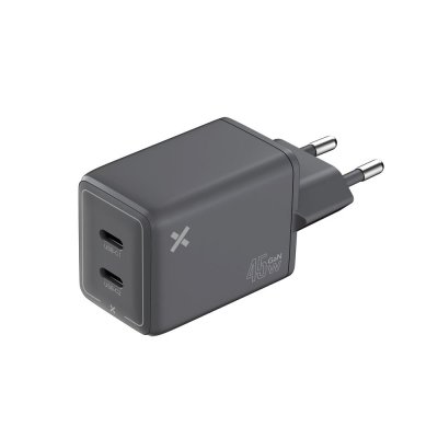 WEFIX PRO Chargeur secteur  GaN 45 W Double USB-C Gris 