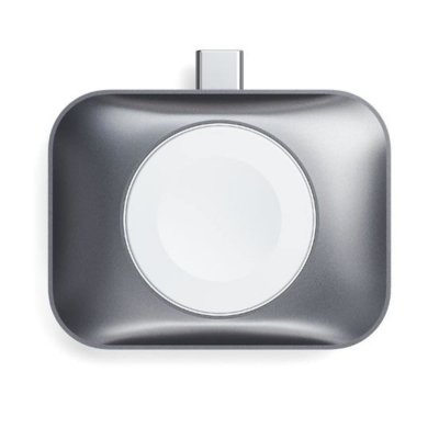 SATECHI Chargeur USB-C pour ecouteurs Apple/pour Apple Watch Space Grey