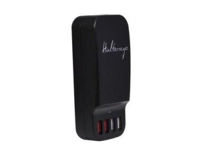 HALTERREGO Chargeur USB Universel , HOME 4 ports (dont 2x 2.4A)