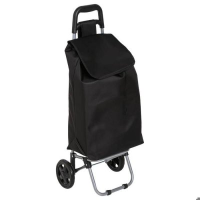 FIVE SIMPLY SMART Chariot de courses uni noir - Poussette de march&eacute;