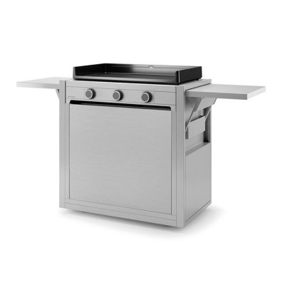 FORGE ADOUR Chariot ferm&eacute; pour plancha  MODERN 75 Inox 