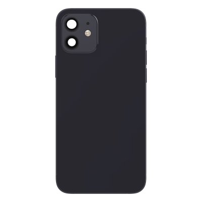  Ch&acirc;ssis Complet pour iPhone 12 Cadre central et Vitre arri&egrave;re Noir