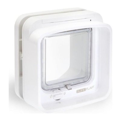 SUREFLAP Chati&egrave;re &agrave; puce &eacute;lectronique  DualScan - chati&egrave;re blanche
