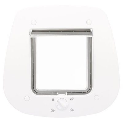 TRIXIE Chatiere  - 4 positions - Pour porte verre - 27 x 26 cm - Blanc