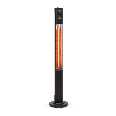 BLUMFELDT Chauffage infrarouge -  - 2000W - T&eacute;l&eacute;commande - Minuterie - Noir