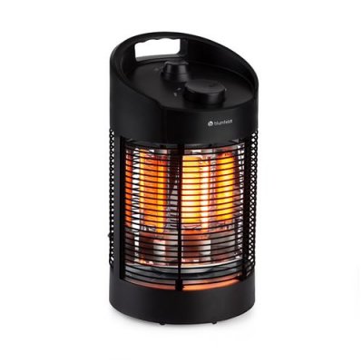 BLUMFELDT Chauffage infrarouge - Heat Guru 360 - Pour 14m&sup2; - 2 puissances : 350W / 700W - Noir