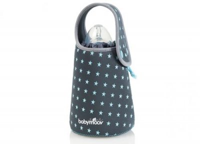 BABYMOOV Chauffe-biberon autonome  Star gris/&eacute;toiles