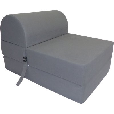 GENERIQUE Chauffeuse unie en coton gris