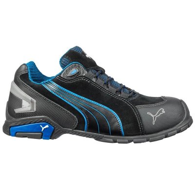 PUMA Chaussures de s&eacute;curit&eacute; Rio BLACK LOW S3 SRC - noir/bleu 45