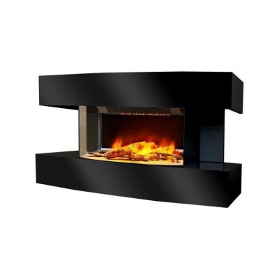 CHEMIN ARTE chemin&eacute;e &eacute;lectrique 2000w noir - lounge medium noir 
