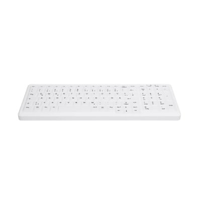 CONTOUR DESIGN CHERRY AK-C7000 clavier USB AZERTY Fran&ccedil;ais Blanc