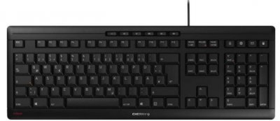 CHERRY   stream keyboard clavier suisse noir