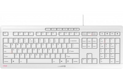 CHERRY  Clavier STREAM KEYBOARD USB gris QWERTY (US)
