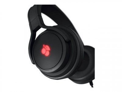CHERRY  JA-2200 Casque Avec fil Arceau Jouer Noir