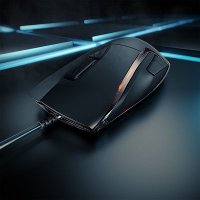 CHERRY  MC 3.1 - Souris - droitiers et gauchers - optique - 7 boutons - filaire - USB 2.0 - noir 