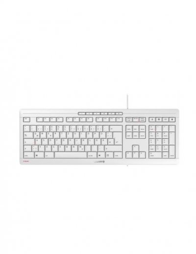 CHERRY  Stream Clavier USB allemand, QWERTZ, Windows graphite
