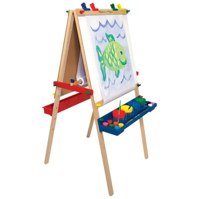MELISSA & DOUG LLC Chevalet d'Art Deluxe sur Pieds en Bois Massif