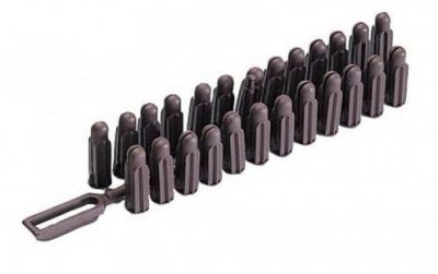 VINMER Cheville &agrave; expansion marron - Crampon - Bo&icirc;te de 100 pi&egrave;ces - 