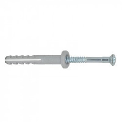 FISCHER Cheville  NF &agrave; clou nylon 6mmx60mm/30mm bo&icirc;te de 100