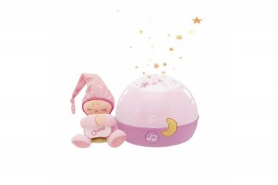 CHICCO  Bonne nuit Etoiles filles Projecteur rose 28x21x18,5 cm 