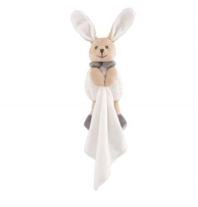 CHICCO  Carr&eacute; Doudou Lapin - Bo&icirc;te plastique 1 peluche