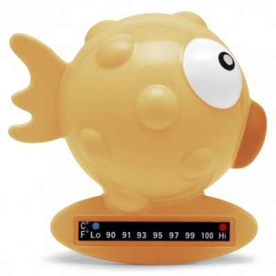 Chicco Thermom&egrave;tre de Bain Poisson Bande Thermique Orange 0 mois+