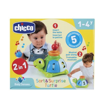CHICCO  Tortue &agrave; Balles, 00010622000000, 1 Unit&eacute; (Lot de 1)