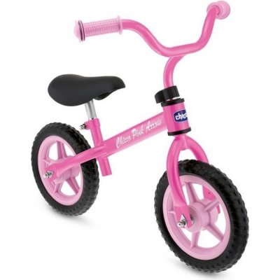 CHICCO  V&eacute;lo Draisienne Rose 10 pouces 2/5ans 