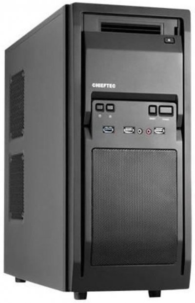 CHIEFTEC  LF-02B-OP unit&eacute; centrale Midi Tower Noir, Moyenne tour