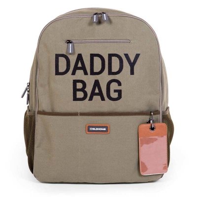  CHILDHOME - Daddy Bagpack Sac &agrave; langer Canvas Kaki
