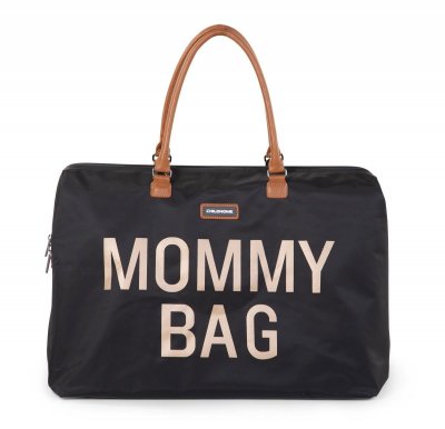  Childhome sac &agrave; couches mommy bag noir nylon oxford 424561