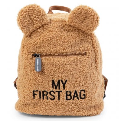 CHILDHOME  Sac &agrave; dos pour enfants My First Bag Teddy Beige