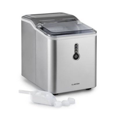 KLARSTEIN ChillOut - Machine &agrave; gla&ccedil;ons 12 kg/24h , r&eacute;frig&eacute;ration par compression , r&eacute;servoir 1,5 litre - Noir 