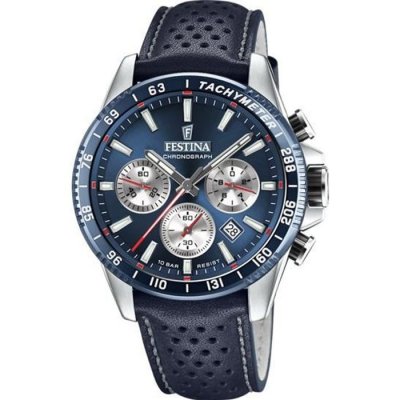 FESTINA Chronograph  F20561/2 Cadran Bleu - 45mm - 10ATM 