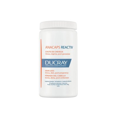 Chute De Cheveux Reactionnelle 90 G&eacute;lules Anacaps Reactiv Ducray