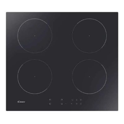 CANDY Ci642ctt 7000w 4 foyers verre c&eacute;ramique noir 
