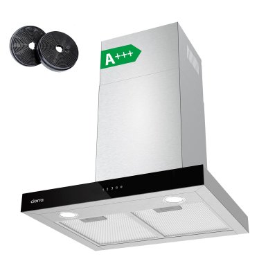 CIARRA  classe a++ hotte aspirante tactile 60cm commandes tactiles 4 vitesses