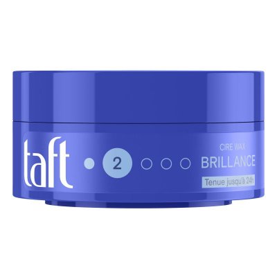 TAFT Cire Coiffante Wax Brillance 2 Schwarzkopf - Le Pot De 75 Ml