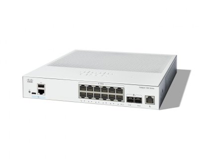 CISCO  Catalyst C1300-12XT-2X commutateur r&eacute;seau G&eacute;r&eacute; L2/L3 Gris - Neuf