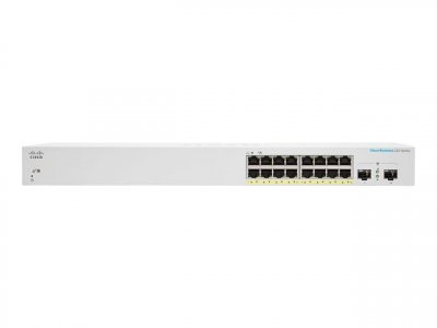 CISCO  CBS220-16P-2G-EU Smart 16-port GE, PoE+ 130W CBS220-16P-2G-EU