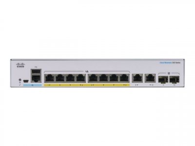  Cisco Cbs250-8fp-e-2g-eu Switch Argent&eacute;