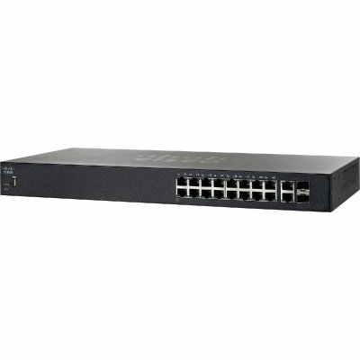 CISCO SYSTEMS Cisco Cisco SG250-18 G&eacute;r&eacute; L2/L3 Gigabit Ethernet (10/100/1000) Noir 1U