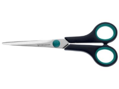 WESTCOTT Ciseaux grip facile en acier inoxydable 18cm, prise souple
