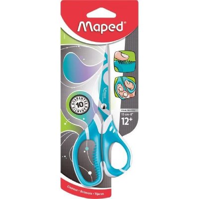 MAPED Ciseaux  Zenoa Fit Asymetrique 15 cm Mod&egrave;le al&eacute;atoire