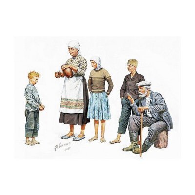 MASTER BOX Citizenry East European Wwii Era - 1:35e -  Ltd. 