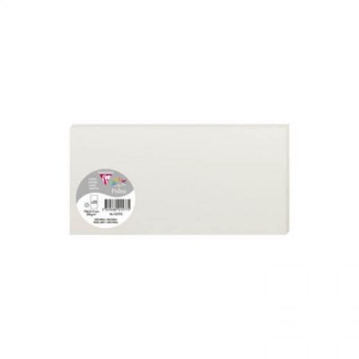 POLLEN Clairefontaine Carte Simple 210g 106x213 Gris Perle Pqt 25