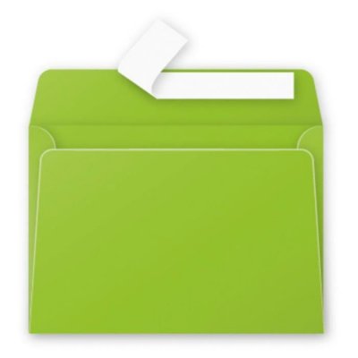 CLAIREFONTAINE  Enveloppe 120g 114x162 Vert Menthe Pqt 20