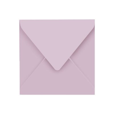 POLLEN Clairefontaine Enveloppe 120g 140x140 Lilas Pqt 20