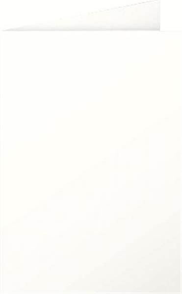 POLLEN Clairefontaine Paquet de 25 cartes pli&eacute;es  110x155mm 210g/m2 - Ivoire - Lot de 3
