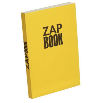 CLAIREFONTAINE  Zap book bloc d'esquisse 14,8x21 uni 80 g 160 F